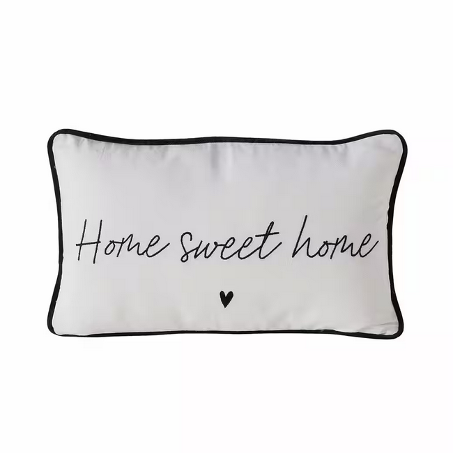 Dekokissen "Home sweet home", 50 cm X 30 cm