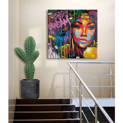 Leinwandbild Dreamgirl, mehrfarbig