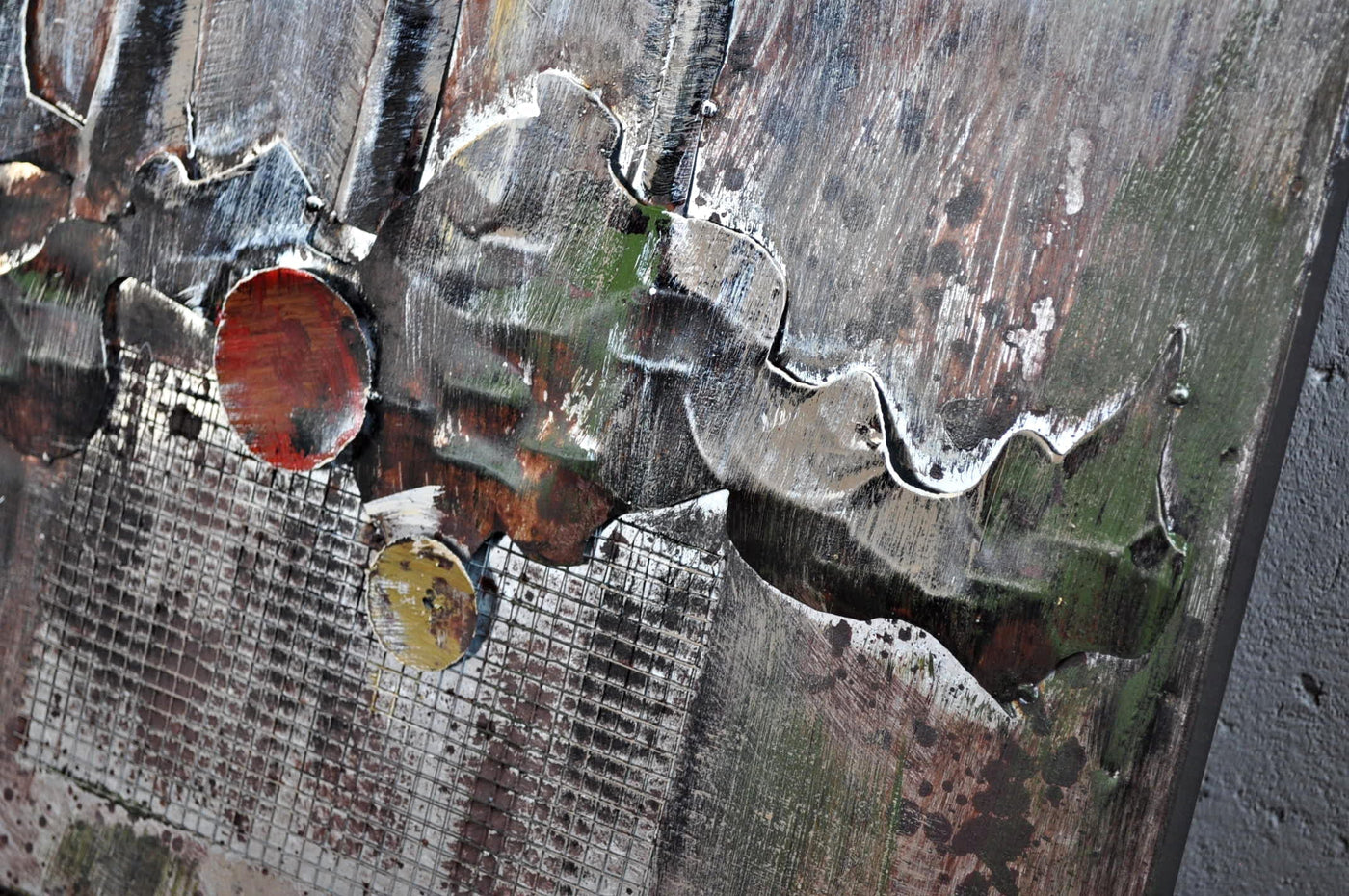 Wandbild aus Metall mit Baummotiv 100 x 100 cm Schöne Deko